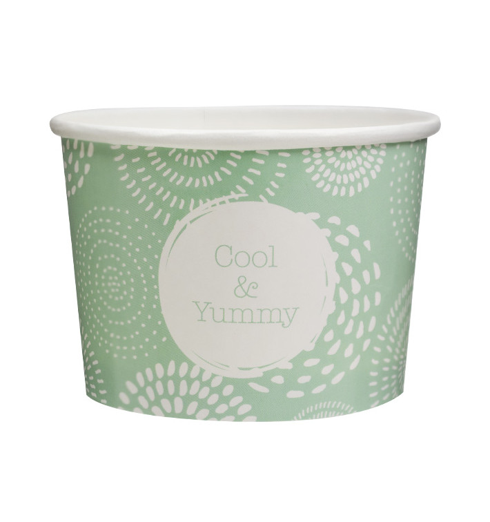 Pappbecher für Eis Cool&Yummy 9oz/260ml (1.320 Stück) Pappbecher für Eis Cool&Yummy 9oz/260ml (1.320 Stück)