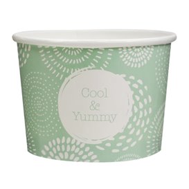 Pappbecher für Eis Cool&Yummy 9oz/260ml (55 Stück)