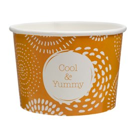 Pappbecher für Eis 10oz/310ml Cool&Yummy (600 Stück)