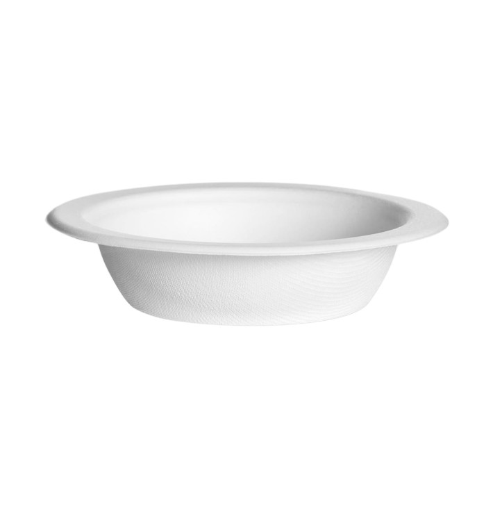 Schüssel Klassische Zuckerrohr Bagasse Weiß 470ml (1.000 Stück) Schüssel Klassische Zuckerrohr Bagasse Weiß 470ml (1.000 Stück)