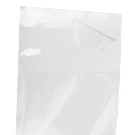 Flachbeutel BOPP mit Falte Klebstoff 7x20cm G160 (100 Stück)