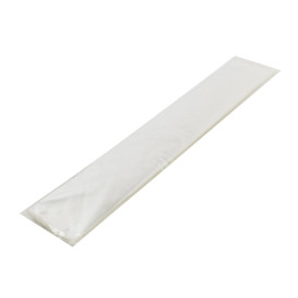 Flachbeutel BOPP mit Falte Klebstoff 7x40cm G160 (100 Stück)