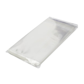 Flachbeutel BOPP mit Falte Klebstoff 8x12cm G160 (100 Stück)