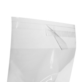 Flachbeutel BOPP mit Falte Klebstoff 14x14cm G160 (100 Stück)