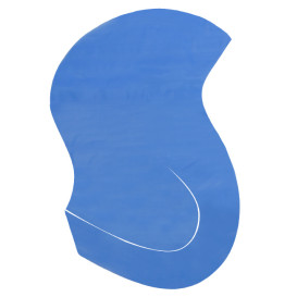 Strähnenhaube aus Polyethylen Blau (2000 Stück)