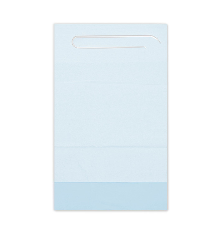 Lätzchen für Erwachsene mit Tasche Blau 36x65cm (125 Stük) Lätzchen für Erwachsene mit Tasche Blau 36x65cm (125 Stük)