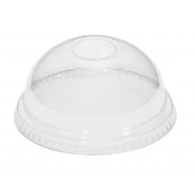 Domdeckel Ohne Loch PET Glasklar Ø9,3cm (100 Stück)