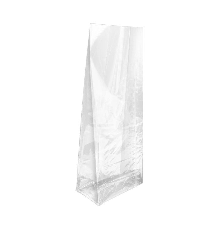 Kreuzbodenbeutel BOPP 14x35+8cm G160 (100 Stück) Kreuzbodenbeutel BOPP 14x35+8cm G160 (100 Stück)