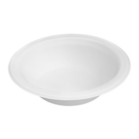 Schüssel Klassische Zuckerrohr Bagasse Weiß 355ml (1.000 Stück)