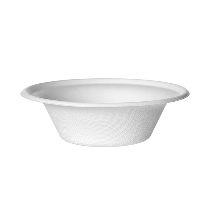 Schüssel Klassische Zuckerrohr Bagasse Weiß 355ml (1.000 Stück) Schüssel Klassische Zuckerrohr Bagasse Weiß 355ml (1.000 Stück)