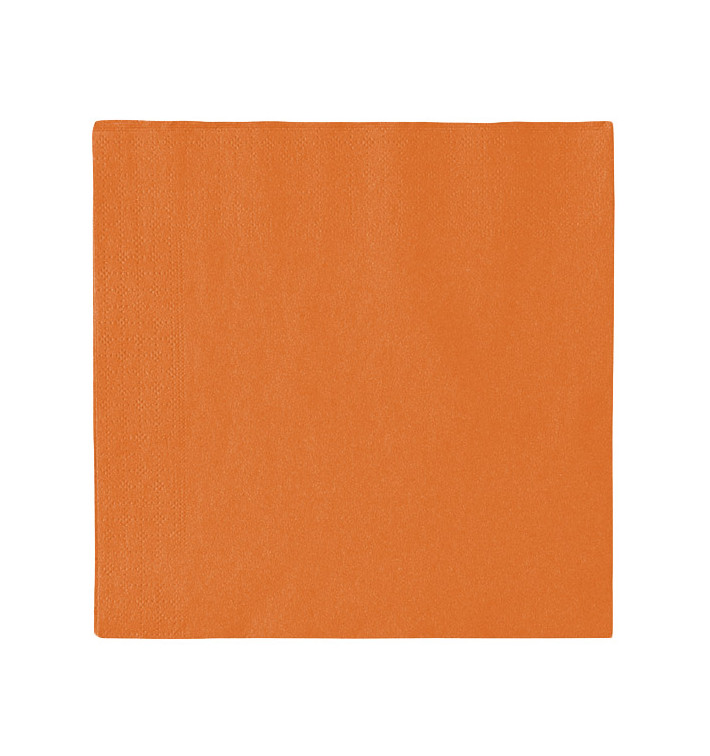 Papierservietten 2-lagig Orange 33x33cm (50 Stück) Papierservietten 2-lagig Orange 33x33cm (50 Stück)