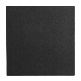 Papierservietten Schwarz 2L rau 33x33cm (50 Stück)