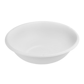 Schüssel Zuckerrohr Bagasse Weiß 470ml (50 Stück)