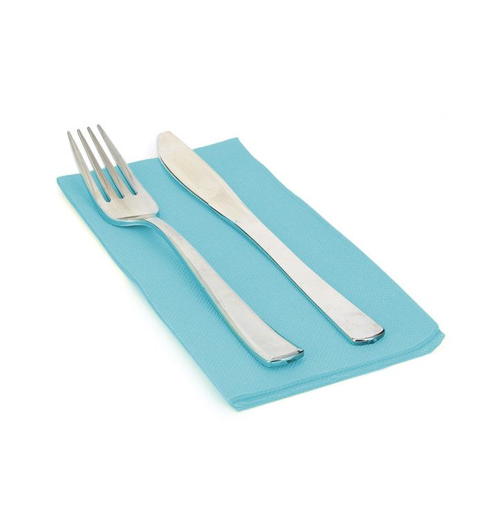 Papierservietten Hellblau 40x40cm 1/8 2-lagig (50 Stück) Papierservietten Hellblau 40x40cm 1/8 2-lagig (50 Stück)