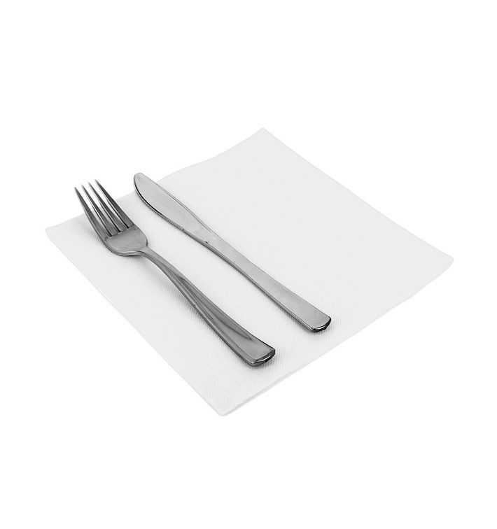 Papierservietten weiß 40x40cm 2-lagig (50 Stück) Papierservietten weiß 40x40cm 2-lagig (50 Stück)