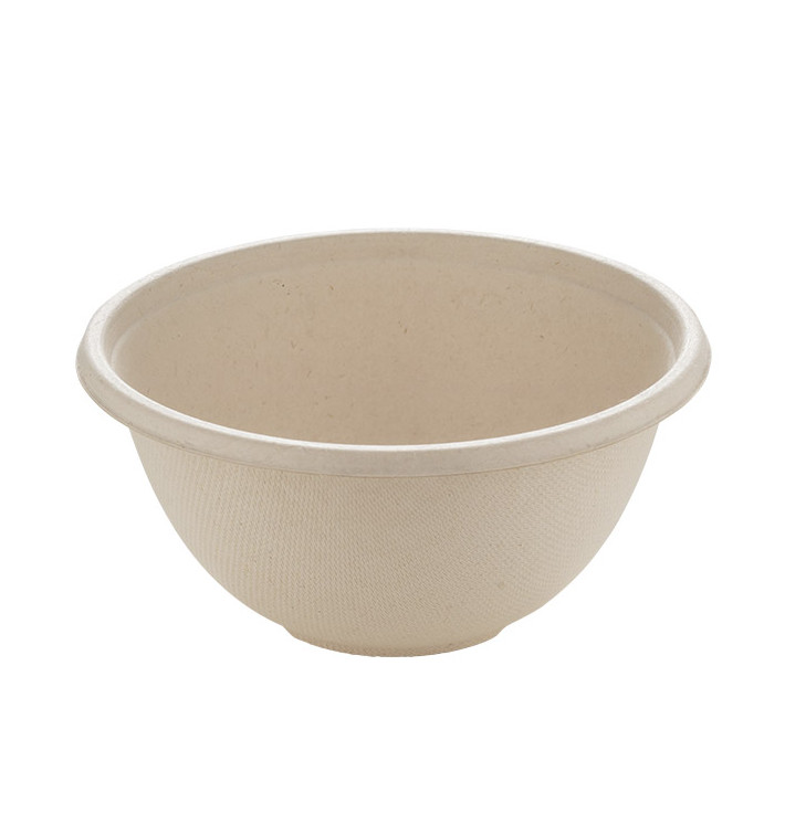 Schüssel Zuckerrohr-Fasern "Buddha" 500ml Ø14x7cm (75 Stück) Schüssel Zuckerrohr-Fasern "Buddha" 500ml Ø14x7cm (75 Stück)