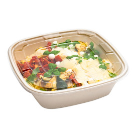 Plastikdeckel PET Transp. für Schüssel 36x36cm (25 Stück)