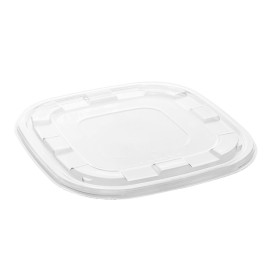 Plastikdeckel PET Transp. für Schüssel 27x27cm (50 Stück)