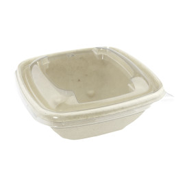 Plastikdeckel PET für Schüssel 130x130mm (50 Stück)
