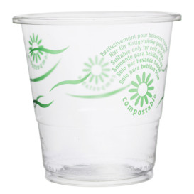 Becher aus PLA "Green Spirit" Transparent 250ml (1250 Stück)