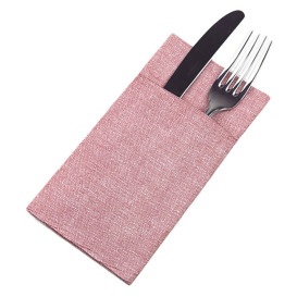 Bestecktaschen Vaquero Winrot 40x40cm (30 Stück)