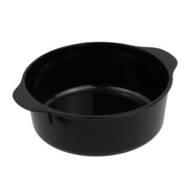 Plastikschüssel mit Griffen Schwarz 52ml (200 Stück)