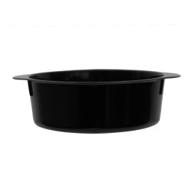 Plastikschüssel mit Griffen Schwarz 52ml (200 Stück)