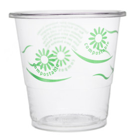 Becher aus PLA "Green Spirit" Transparent 250ml (50 Stück)