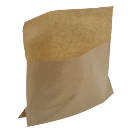 Beutel fettdicht Kraft 21x17/11x3cm (100 Stück)