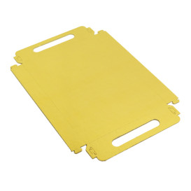 Papptablett Rechteckig Gold Griffen 16x23 cm (1.000 Stück)