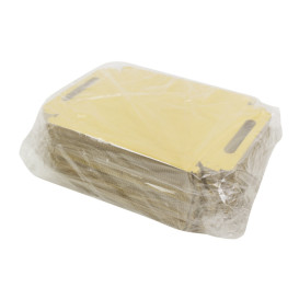 Papptablett Rechteckig Gold Griffen 16x23 cm (100 Stück)