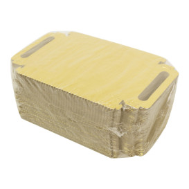 Papptablett Rechteckig Gold Griffen 12x19 cm (100 Stück)