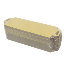 Papptablett Rechteckig Gold Griffen 32x7,5 cm (800 Stück)