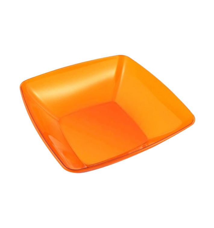 Plastikschüssel PS Glasklar Hart Orange 3500ml (1 Stück) Plastikschüssel PS Glasklar Hart Orange 3500ml (1 Stück)
