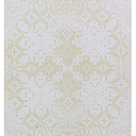 Papiertischdecke 1x1m "Mosaik" Creme 40g/m² (400 Stück)