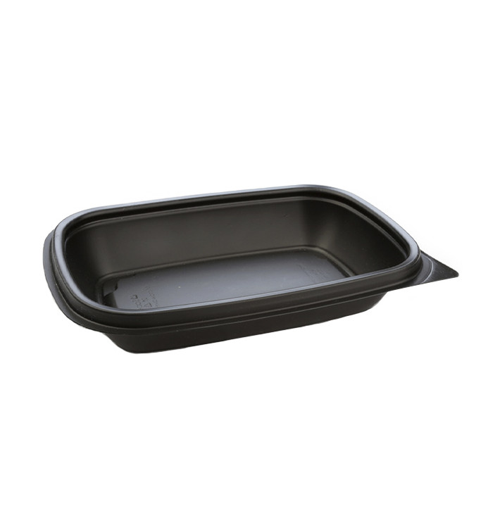 Plastikbehälter PP schwarz 375ml 20x13x4cm 375ml (300 Stück) Plastikbehälter PP schwarz 375ml 20x13x4cm 375ml (300 Stück)
