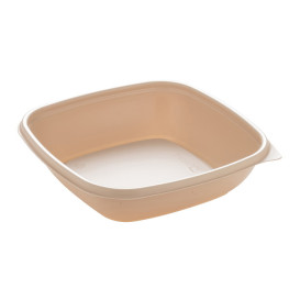 Plastikbehälter PP Creme 500ml 16,5x16,5x4cm (300 Stück)