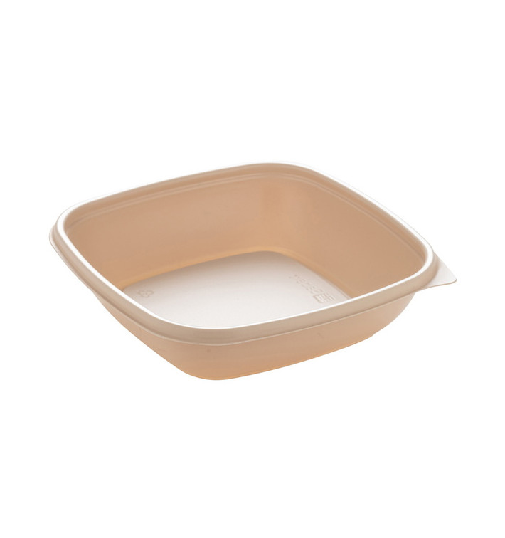 Plastikbehälter PP Creme 500ml 16,5x16,5x4cm (50 Stück) Plastikbehälter PP Creme 500ml 16,5x16,5x4cm (50 Stück)