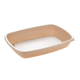 Plastikbehälter PP Creme 600ml 23x16,5cm (750 Stück)