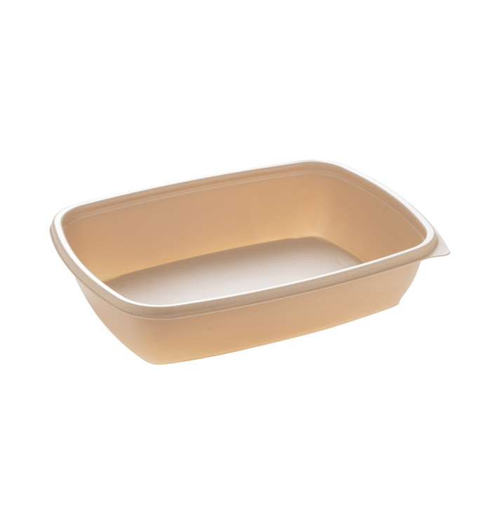 Plastikbehälter PP Creme 900ml 23x16,5cm 900ml (75 Stück)