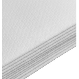 Einmal-Badetuch Air Laid weiß 40x80cm 50g/m² (25 Stück)