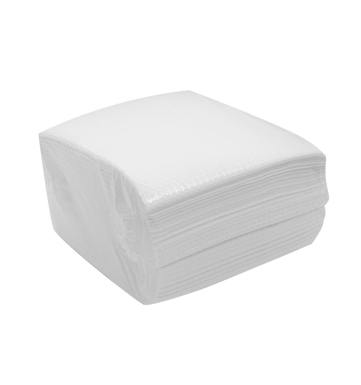 Einmal-Badetuch Air Laid weiß 40x80cm 50g/m² (500 Stück) Einmal-Badetuch Air Laid weiß 40x80cm 50g/m² (500 Stück)