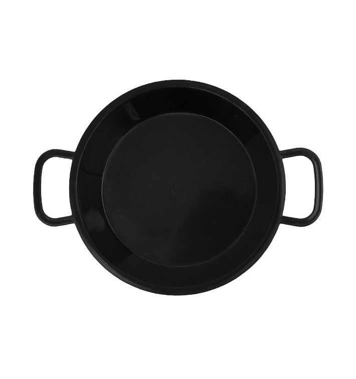 Paellapfanne aus PP Schwarz 120ml (20 Stück) Paellapfanne aus PP Schwarz 120ml (20 Stück)