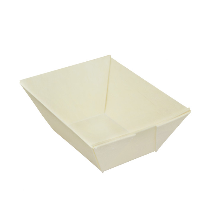 Fingerfood-Schalen aus Holz 90ml 8,7x6,3cm (24 Stück) Fingerfood-Schalen aus Holz 90ml 8,7x6,3cm (24 Stück)