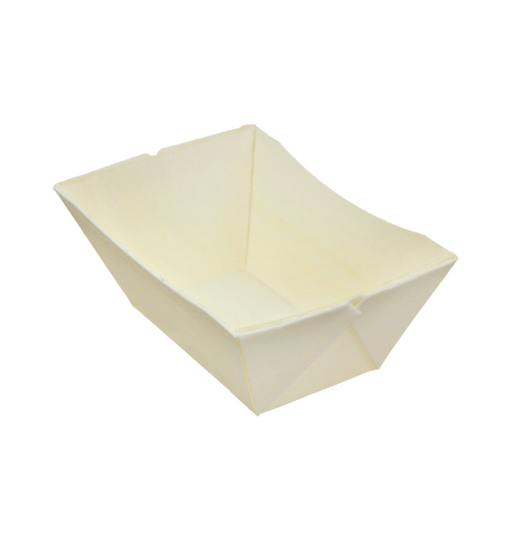 Fingerfood-Schalen aus Holz 140ml 10,7x6,7cm (24 Stück) Fingerfood-Schalen aus Holz 140ml 10,7x6,7cm (24 Stück)