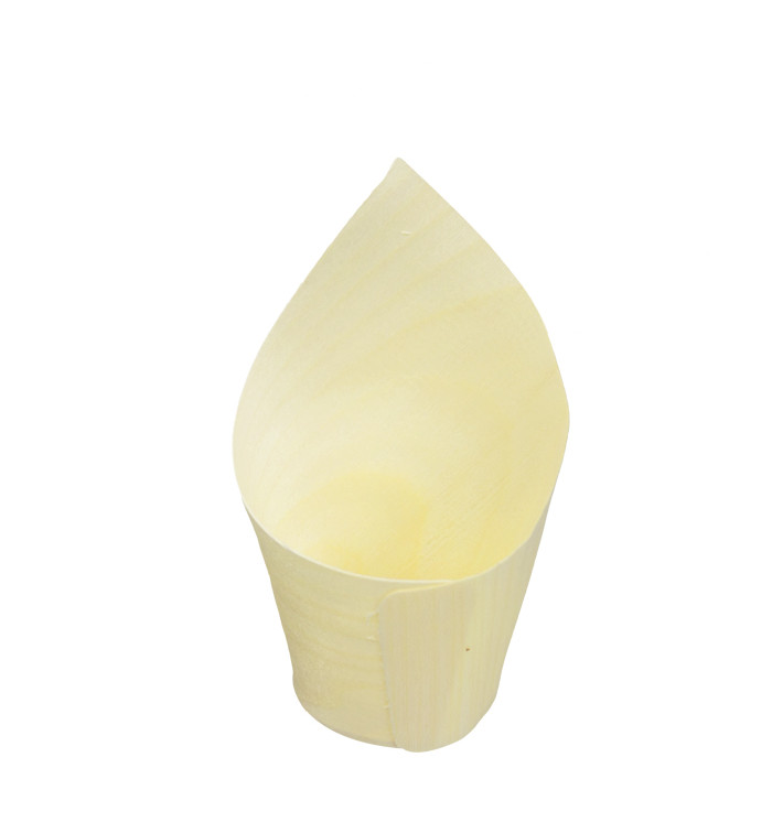 Lebensmittel Kegel aus Holz 8cm (50 Stück) Lebensmittel Kegel aus Holz 8cm (50 Stück)