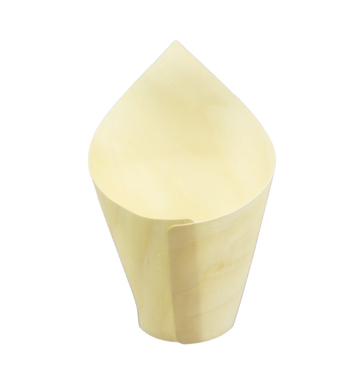 Lebensmittel Kegel aus Holz 14cm (50 Stück) Lebensmittel Kegel aus Holz 14cm (50 Stück)