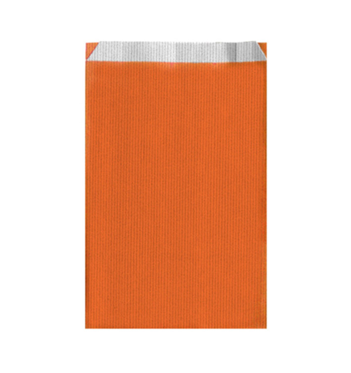 Papiertüten Orange 26+9x46cm Papiertüten Orange 26+9x46cm