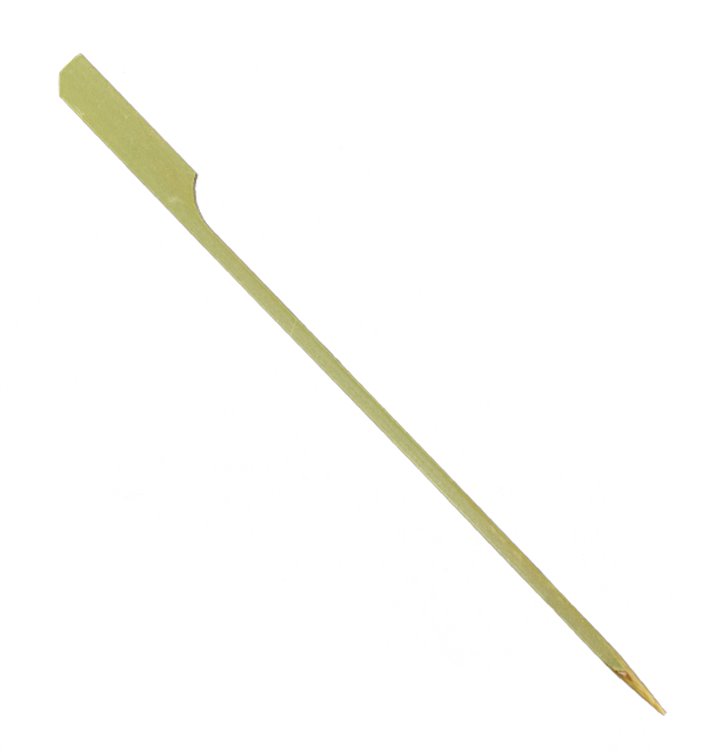 Naturgrüner Fingerfood-spieße aus Bambus "Golf" 18cm (10.000 Stück) Naturgrüner Fingerfood-spieße aus Bambus "Golf" 18cm (10.000 Stück)