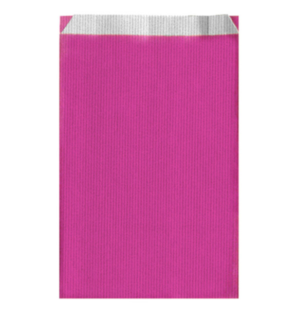 Papiertüten Pink 19+8x35cm 